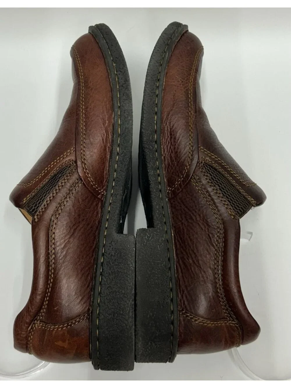 Born Shoes Men’s Blast III Loafers 10/ EU44 Brown Leather Slip On Comfort Casual